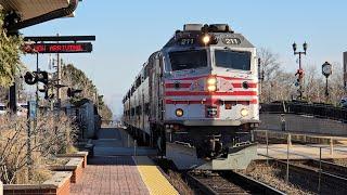 Frigid Afternoon on the BNSF Racetrack with Metra Holiday Express Ride!