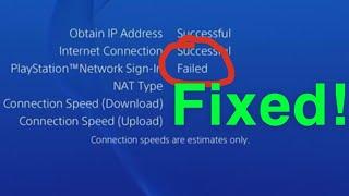 PS4 CANNOT CONNECT TO PLAYSTATION NETWORK FIX