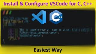 Install & Configure VSCode for C,C++ without error MinGW