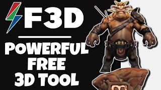 F3D -- Super Powered 3D Model Viewer And Raytracer  -- Windows, Mac & Linux