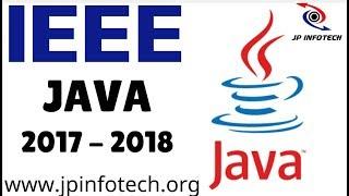 ieee java projects 2017 | 2018 titles | java final year project titles 2017 for cse, it, mca