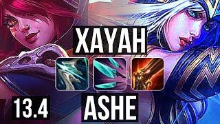 XAYAH & Zyra vs ASHE & Maokai (ADC) | 11/0/5, 68% winrate, Legendary | KR Master | 13.4