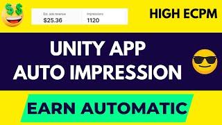 Unity ads Automatic App | unity automatic app | Unity earning app automatic ads