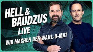 Hell & Baudzus machen den Wahl-O-Mat – LIVESTREAM (20. Februar 2025)