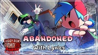 Abandoned WITH LYRICS - FNF: Mario's Madness Cover