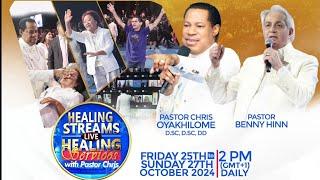 DAY 1: HEALING STREAMS LIVE HEALING SERVICES WITH PASTOR CHRIS & BENNY HINN- OCTOBER 25th 2024