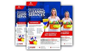 Free Cleaning Service Flyer PSD|Sun Code Academy