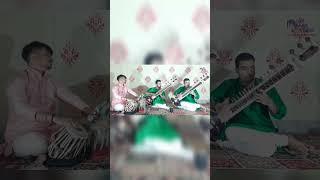 #shorts :-Sitar duet | Raag:- Jhinjhoti | Rendered by:-Priya Bandhu-Abhishek & Shivang Mishra..