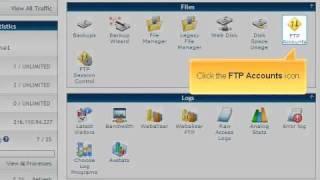 How to create an FTP account