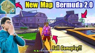 New Map Bermuda 2.0 Full GamePlay !! Bermuda Remastered Free fire