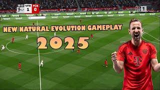 NEW NATURAL EVOLUTION GAMEPLAY 2025 - PES 2021 & FOOTBALL LIFE 2025