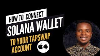 How to connect your solana wallet to your TapSwap account | #tapswap #telegram #notcoin