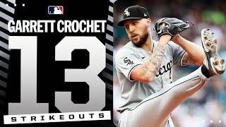 Tied for MLB LEAD IN STRIKEOUTS! Garrett Crochet struck out CAREER-HIGH 13 in win vs. Mariners!