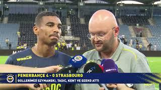 Oyuncularımız Alexander Djiku ve Bartuğ Elmaz'ın Maç Sonu Açıklamaları | Fenerbahçe 4-0 Strasbourg