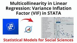 Dealing with Multicollinearity in Linear Regression using STATA | Variance Inflation Factor (VIF)
