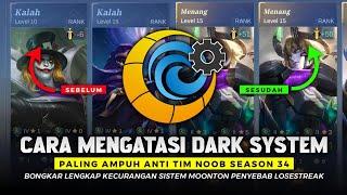 BOSEN MAIN RANK DAPET TIM NOOB ? Counter Aja Dark System Moonton di Season 34 - AUTO WINSTREAK LAGI