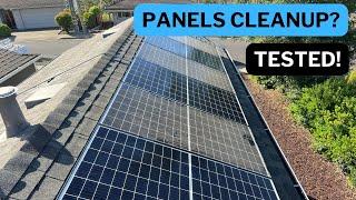 I cleaned up solar panels, how much extra production I got?