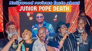 #juniorpope BURIAL  See what celebrities said #fypシ #2024 #viralvideos #nollywoodmovies