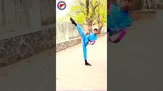 slap kick practicing. #slap #kick #kungfu #deep #india