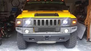 Hummer H2 Headlight Upgrade To LED