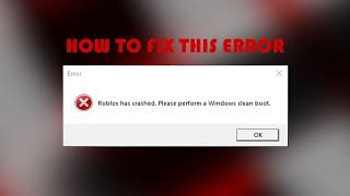 How to fix the "Roblox has crashed" error or won't launch