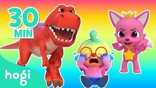  BEST SONGS of the MONTH｜Dinosaurs for Kids｜Jingle Play｜Happy Dinosaur Day!｜Hogi Colors