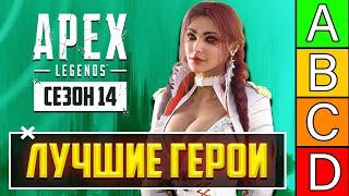 ЛУЧШИЕ ГЕРОИ 14 СЕЗОНА APEX LEGENDS! КЕМ ИГРАТЬ в 14 СЕЗОНЕ APEX LEGENDS? ТИР ЛИСТ ГЕРОЕВ АПЕКС ГАЙД