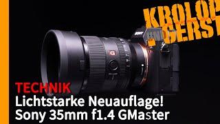 Sony 35mm f1.4 GMaster! Lichtstarke Neuauflage im Praxistest!  Krolop&Gerst