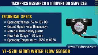 YF-S201 12mm Water Flow Sensor Detailed Description,Applications and Technical Specifications