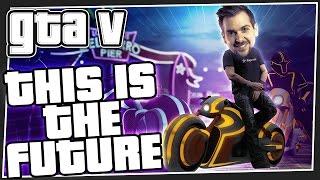 THIS IS THE FUTURE - GTA 5 Tron Mode (GTA V Funny Moments)