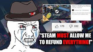 “Steam is STEALING MONEY by letting you Buy Games” Angry Liar Reviewer dogs on Steam