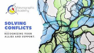 Neurographica class. Solving conflicts - recognizing your allies and support.