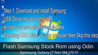 How to Samsung Galaxy J7 Nxt SM-J701F Firmware Update (Fix ROM)