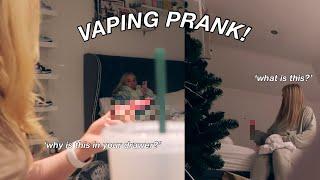 VAPE PRANK on my mum and sister.. *im in trouble*