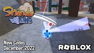 Roblox Shindo Life New Codes December 2022