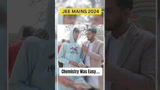 JEE Mains 2024 : Student's Reaction on Chemistry Papper  #jee2024 | CHEMISTRY WAS EASY