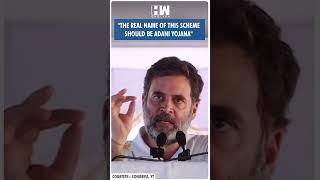 #Shorts | Rahul Gandhi calls Agniveer as Adani Yojana | Haryana Elections | PM Modi | BJP Congress