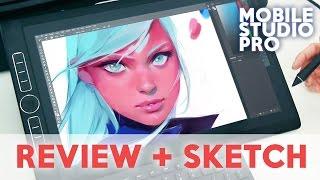 Wacom Mobile Studio Pro Review + Unboxing + SKETCH!