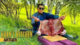 MUTTON ROLL for the KING! Mongolian Lamb Roll! | Khan's Kitchen