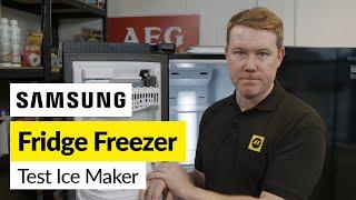 Samsung Fridge Freezer Ice Maker Test (Fridge Freezer Ice Maker Reset)