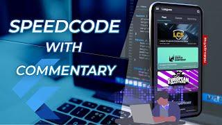 Leagues - E-Sport Flutter - Animated NavBar - Speedcode with Commentary