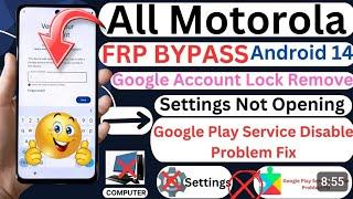 All Motorola Frp Bypass Android 13/14 || All Moto Frp Unlock Without Pc || Motorola mobile frp bypa