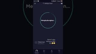 Speed Test Telkomsel pakai APN Default / Bawaan, di Kalimantan Tengah, Kota Kuala Pembuang