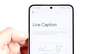How To Turn Off Live Caption On ANY Android!