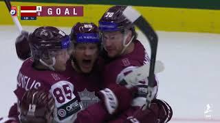 Latvija - Slovākija, spēles labākie momenti | PČ hokejs 2024