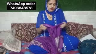 Special Handwork ka designer suits ....... Order No 7496848578 #fashion #video #vlog