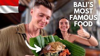 FIRST TIME Eating Babi Guling & Indonesian Street Food Market 