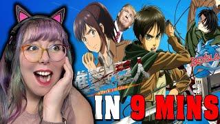 Attack on Titan IN 9 MINUTES REACTION - Zamber Reacts