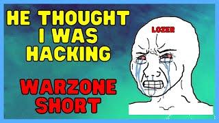 This Guy Definitely Thought I Was Hacking  | Warzone Shorts #shorts