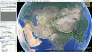 How to download an image from google earth for ArcGIS